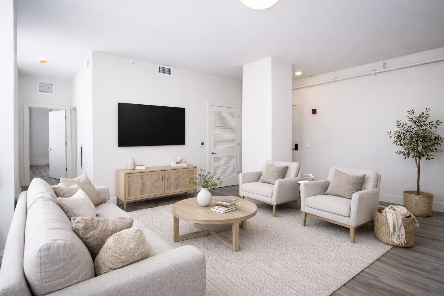 1 Bell Lofts Living Room