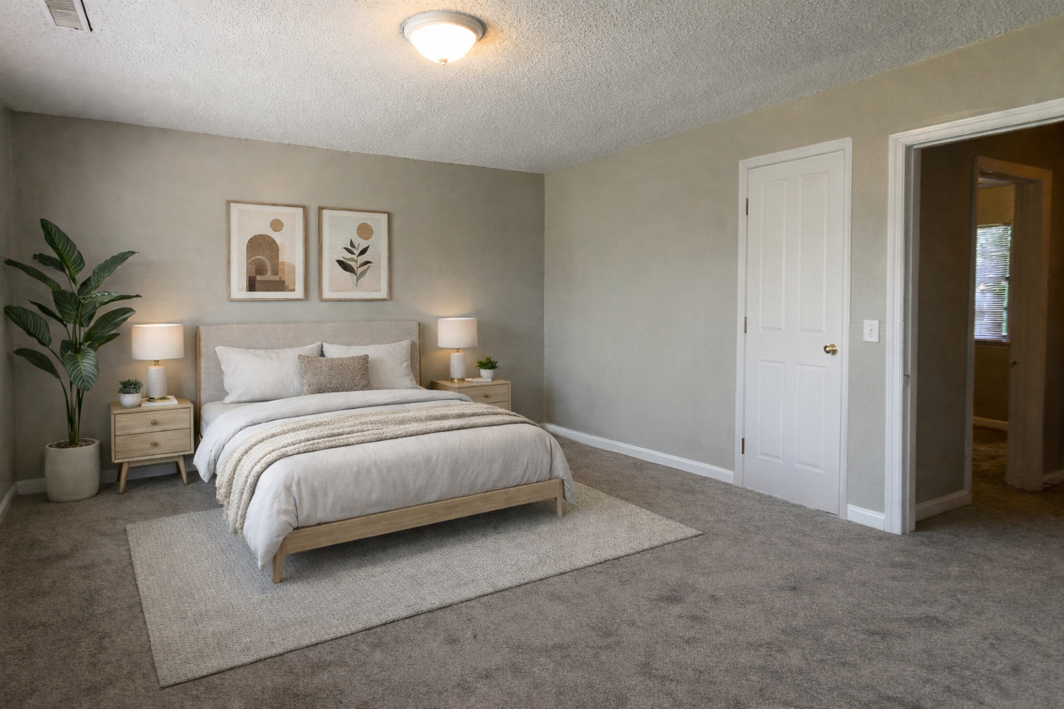 2 townhomes at bradford creek staged bedroom