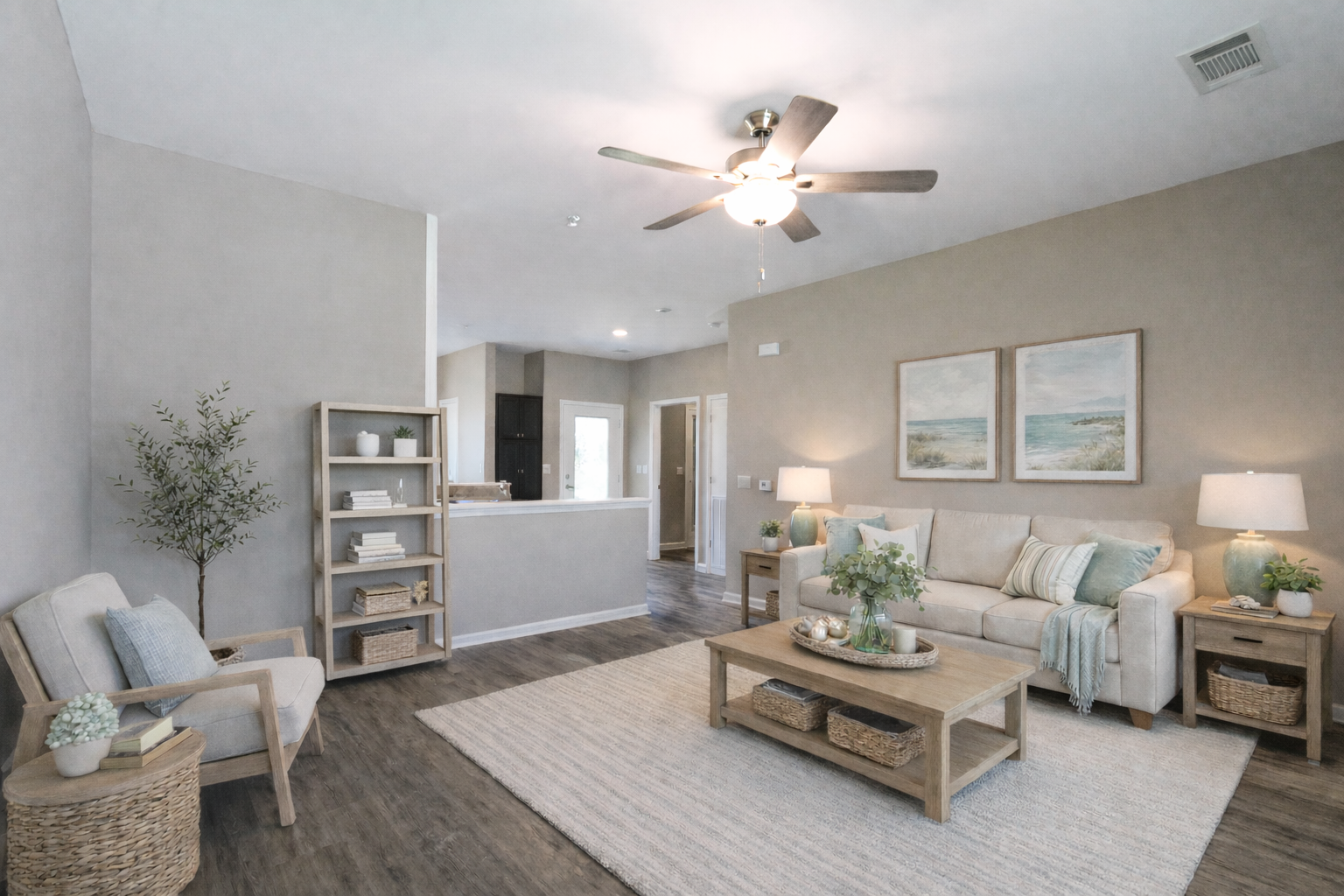 1 South Oak Living Room